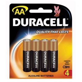 Duracell Battery, 1.5V AA Alkaline - Pack of 4 | ToolHub.com.au